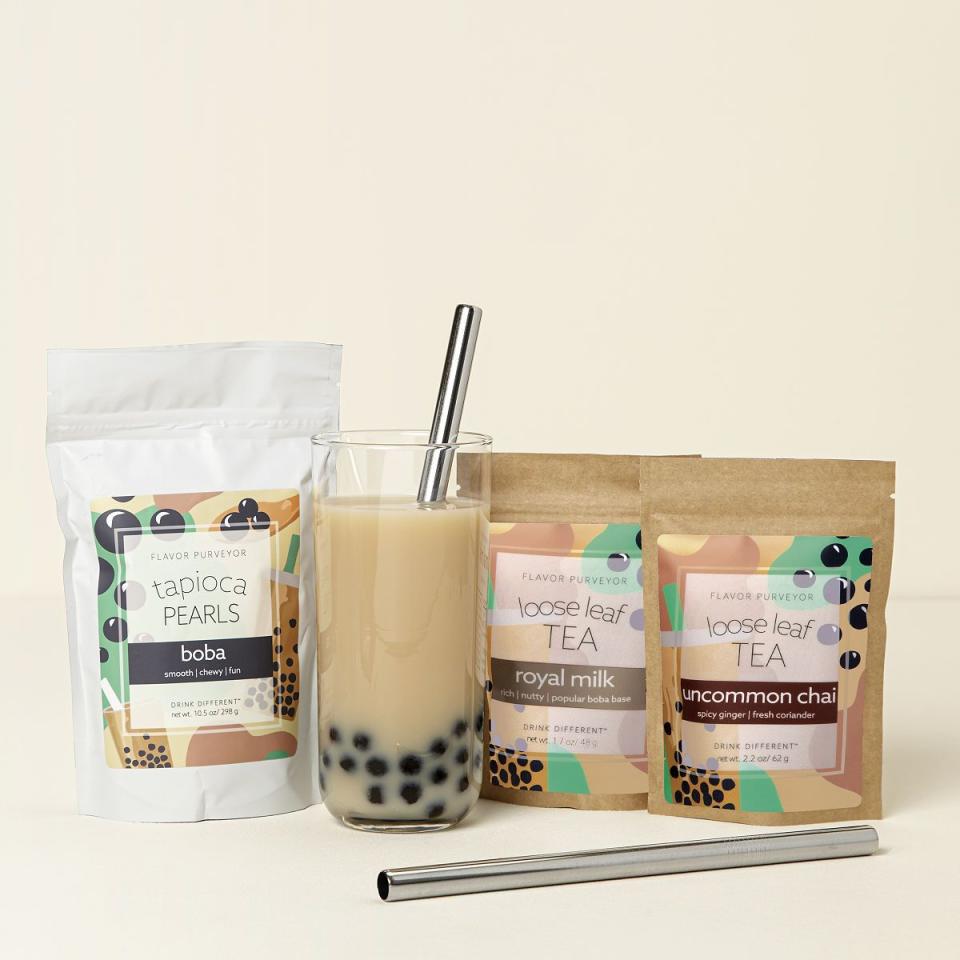 <p><strong>Uncommon Goods</strong></p><p>uncommongoods.com</p><p><strong>$40.00</strong></p><p>Love bubble tea, but on a budget? Be their hero by giving them this at-home option, so they can brew and sip on their study break.</p>