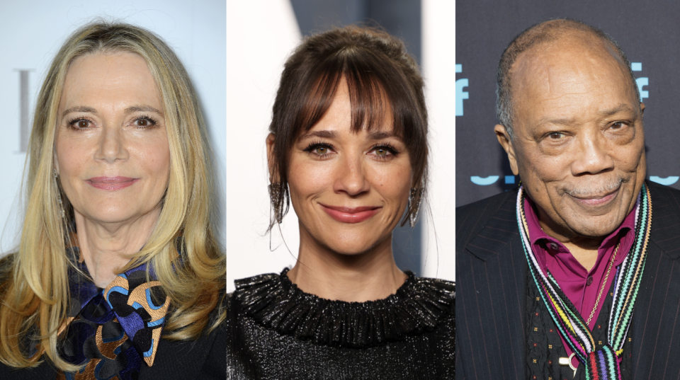 Peggy Lipton, Rashida Jones, Quincy Jones