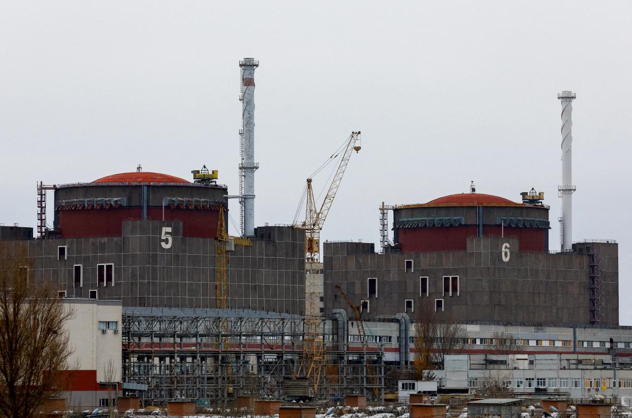 FILE PHOTO: A view shows the Zaporizhzhia Nuclear Power Plant, including its Units No. 5 and 6 (REUTERS)