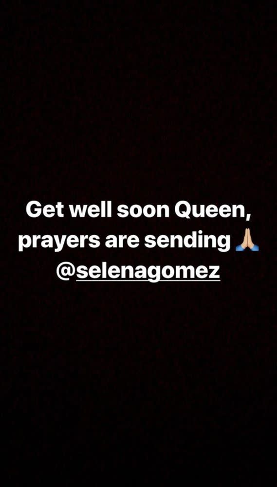 Cardi B Sends Message of Support to Selena Gomez in Hospital