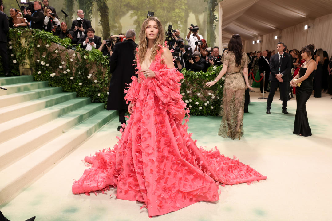 NEW YORK, NEW YORK - MAY 06: Jessica Biel attends The 2024 Met Gala Celebrating 