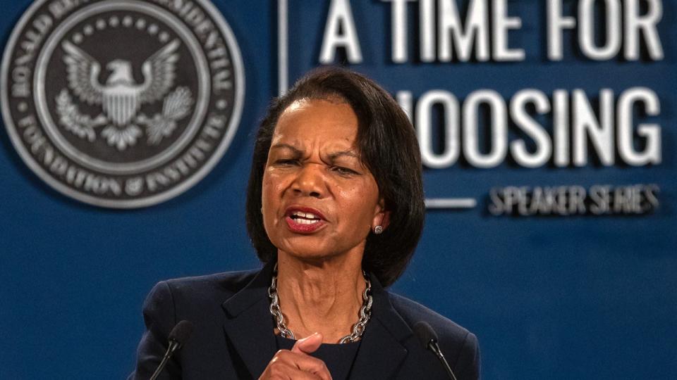 Former U.S. Secretary of State Condoleezza Rice