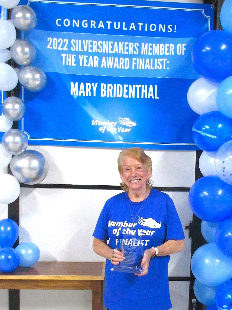 Mary Bridenthal was a finalist for the 2022 Silver Sneakers Member of the Year.