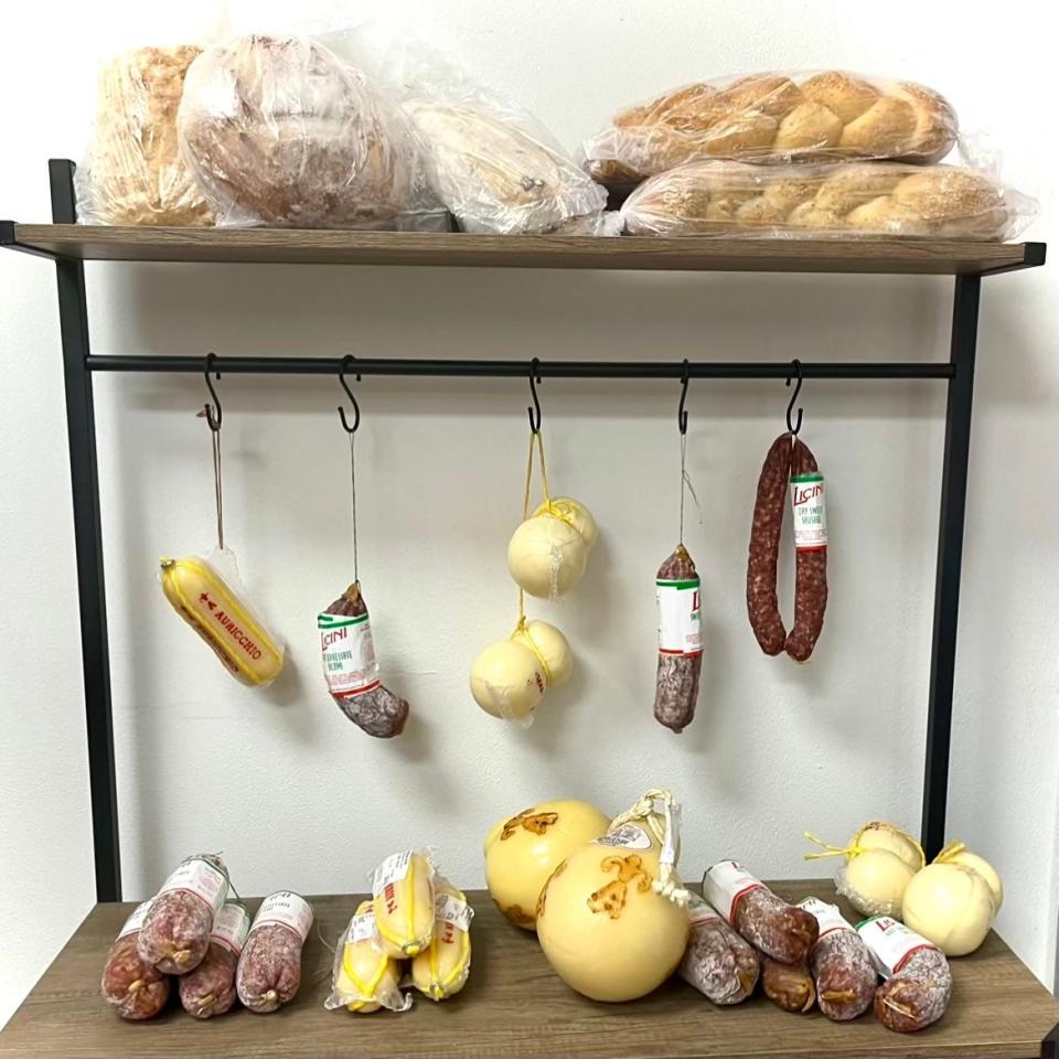 The meat and cheese display at JP's Italian Market in Palm Coast.