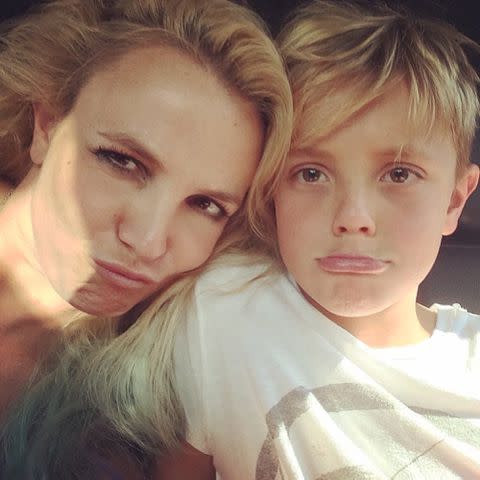 <p>Britney Spears Instagram</p> Britney Spears and Jayden James Federline.