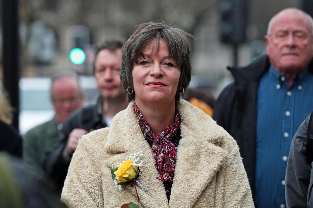 Blogger Alison Chabloz outside Westminster Magistrates' Court: PA Wire/PA Images