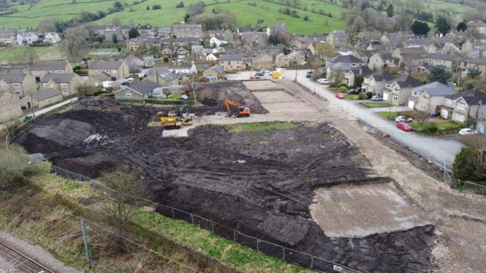 Craven Herald: Work has already started on the site of 25 new homes in Cononley.