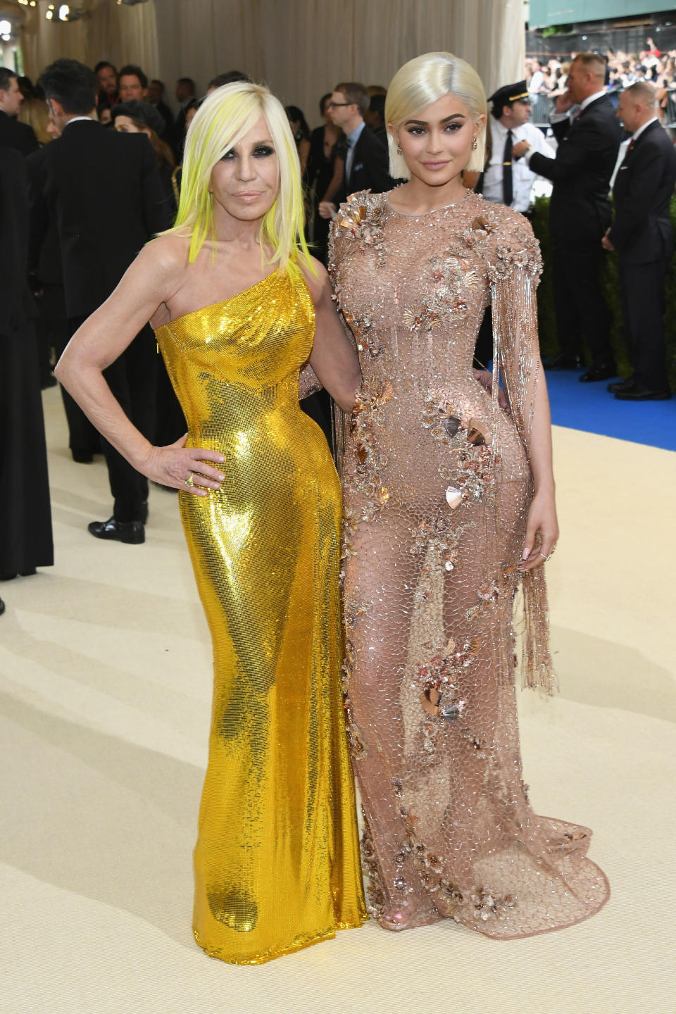With Kylie Jenner at the Met Gala 2017