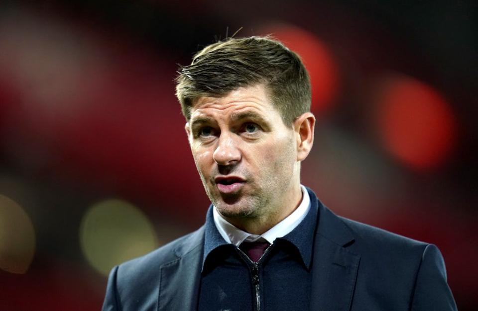 Aston Villa boss Steven Gerrard take his side to Everton on Saturday (Nick Potts/PA) (PA Wire)