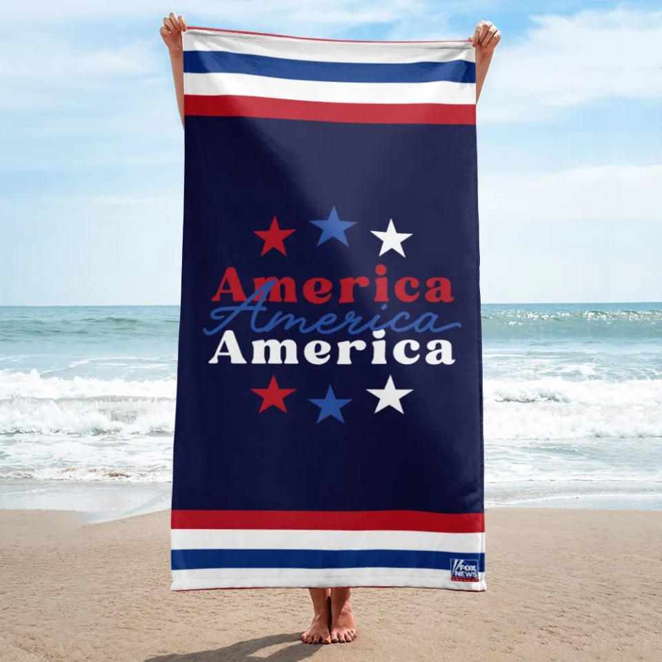 Show all the beachgoers your American spirit.