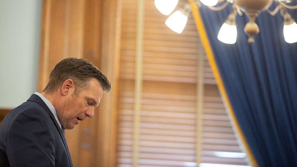 Kansas Attorney General Kris Kobach. Evert Nelson/The Capital-Journal/Evert Nelson/The Capital-Journal