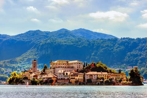 Orta is the one of the quieter Italian lakes - Credit: GETTY