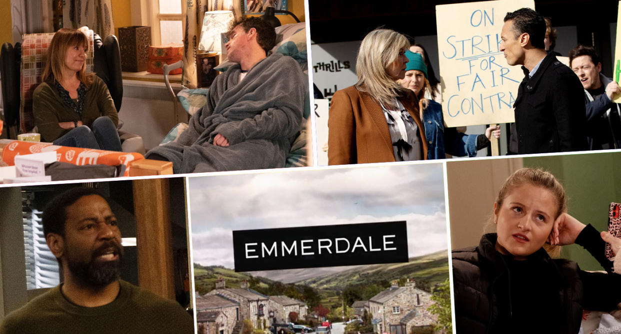 These are you Emmerdale spoilers for 25-29 April, 2022. (ITV)