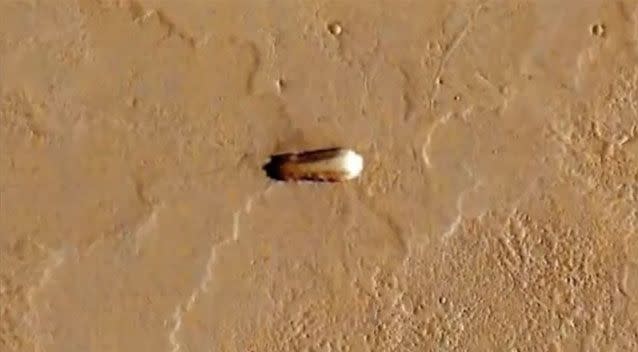 UFO hunters believe they have found an 'alien mothership'. Source: YouTube