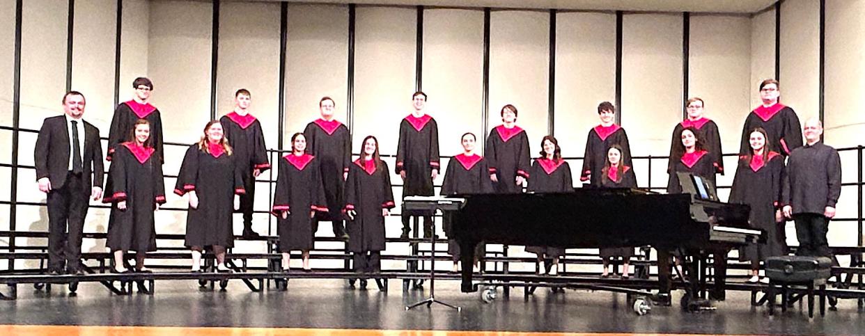 The Hiland High School Varsity Singers will compete in the state contest on April.