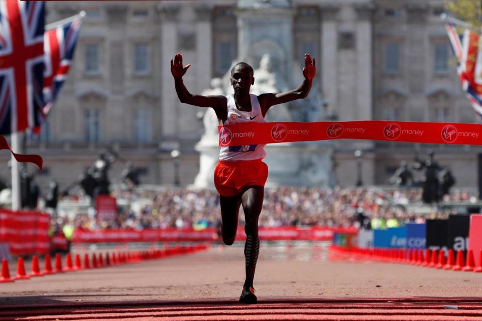 Rival: Eliud Kipchoge (REUTERS)