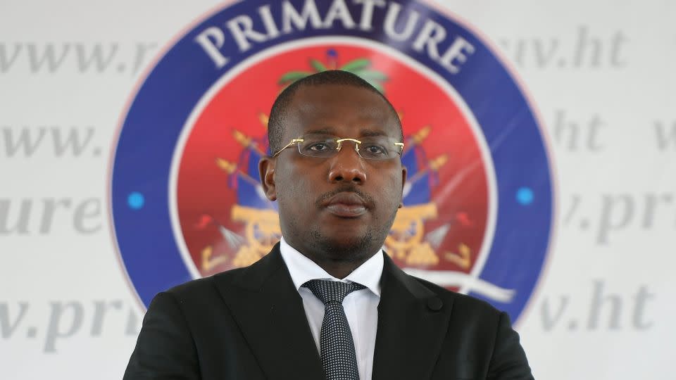 Haiti's former prime minister Claude Joseph in Port-au-Prince in July 2021. - Matias Delacroix/AP
