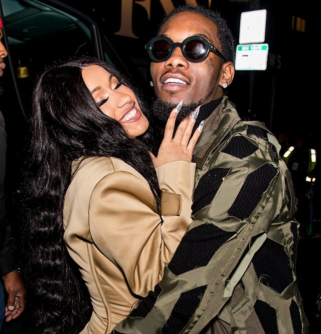 Cardi B is lavished with SIX Chanel bags and romantic display of roses by  husband Offset