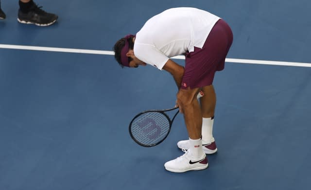 Federer won an exhausting five-set match against Tennys Sandgren in the quarter-finals