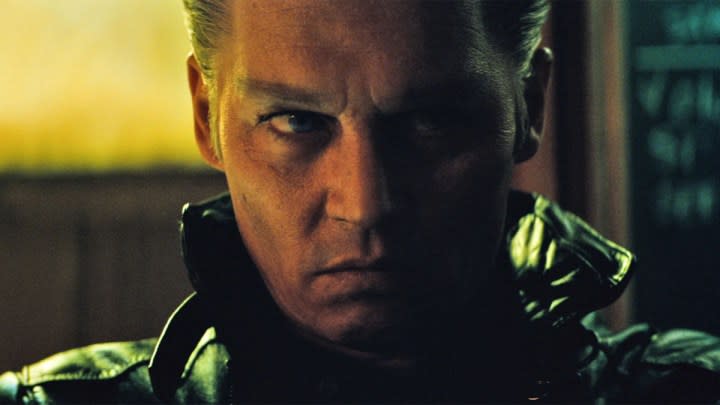 Johnny Depp in Black Mass.