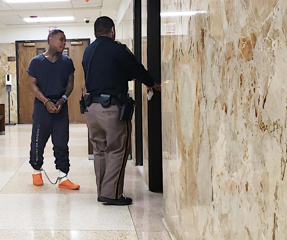 Christopher Thomas was sentence Friday to 45 years in prison for his role in the fatal shooting of 20-year-old Tyshaun Bates during a home-invasion robbery in April 2019.