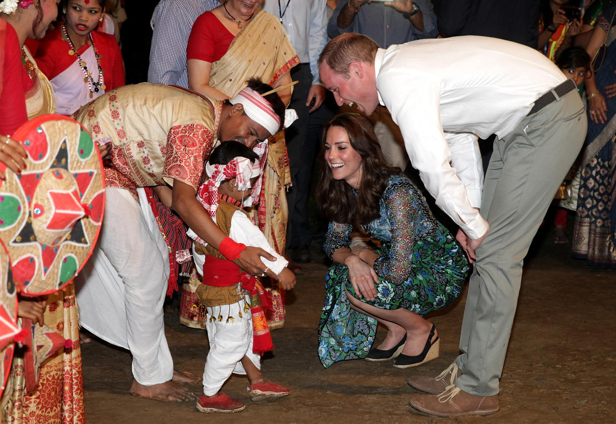 The Duke and Duchess Of Cambridge Visit India and Bhutan - Day 3