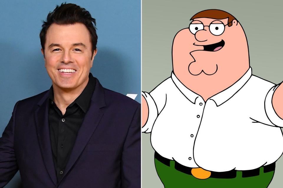 <p>Steve Granitz/FilmMagic; FOX</p> (L-R) Seth MacFarlane and Peter Griffin.