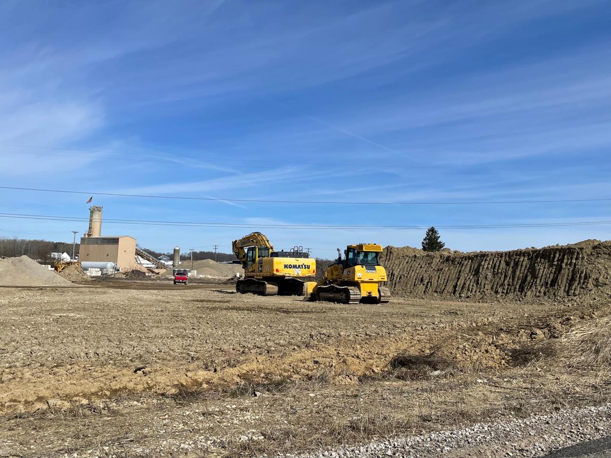 The Martin Trucking property in St. Albans Township near the northwest side of Alexandria is one of two proposed sites for asphalt manufacturing plants around the Licking County village. The Martin Trucking site is next to Raccoon Creek, which contributes to the drinking water supply for Alexandria and Granville.