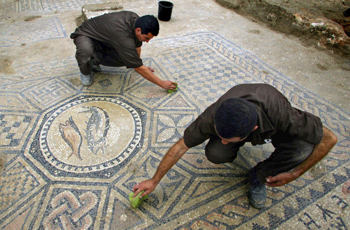 Israël pourrait déraciner d’anciennes mosaïques chrétiennes près d’Armageddon.  Où pouvait donc aller cette étincelle de colère ?