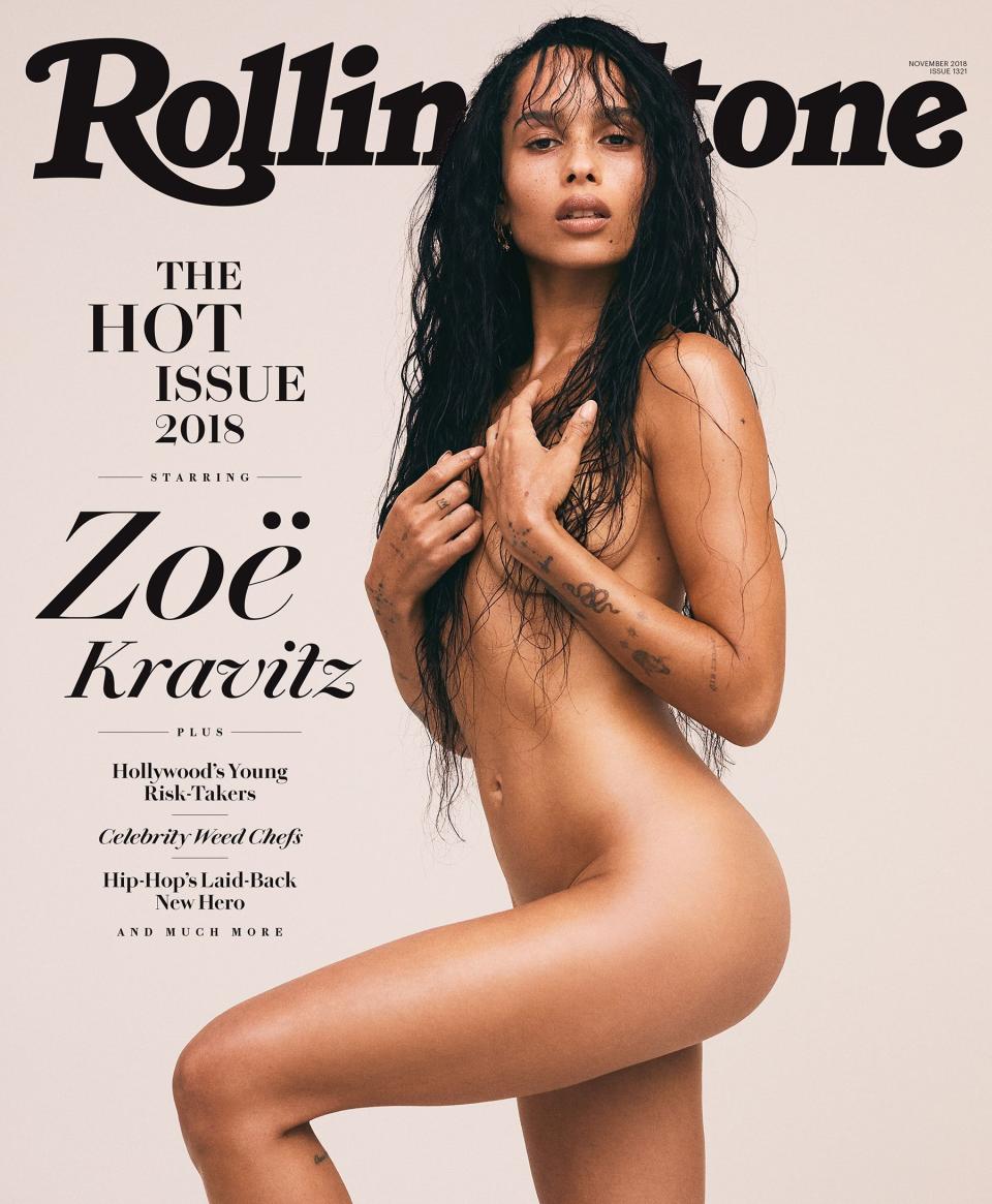 <p>In der November-Ausgabe des Musikmagazins “Rolling Stone” hat Schauspielerin Zoë Kravitz blankgezogen. Das sexy Cover erinnert dabei stark an ein Foto aus der Zeitschrift von vor 30 Jahren – darauf zu sehen Zoës Mutter Lisa Bonet im zarten Alter von 21. (Bild: Rolling Stone) </p>