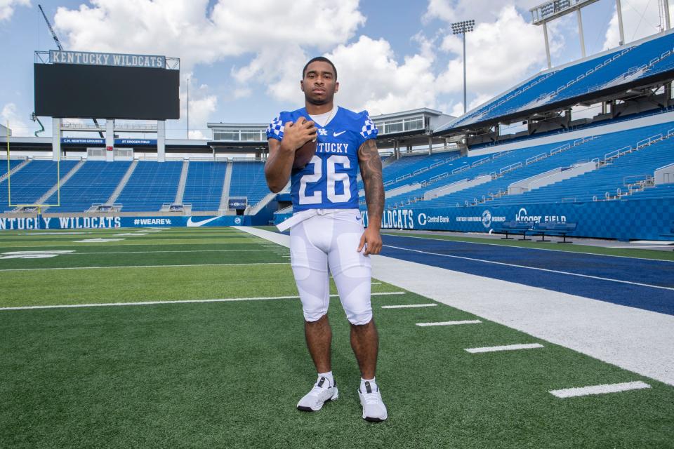 University of Kentucky running back Ramon Jefferson. Aug. 3, 2022