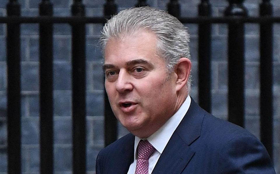 Brandon Lewis said that if Stormont does not make sufficient progress, he will have 'no alternative but to take further steps to ensure that women and girls have access to abortion services' - Daniel Leal-Olivas/AFP via Getty Images