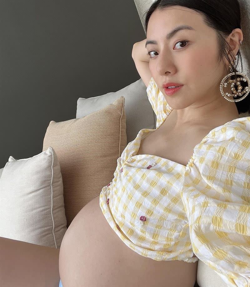 葉安婷雖懷孕但外貌超凍齡，完全不像高齡產婦。（圖／翻攝自葉安婷IG）