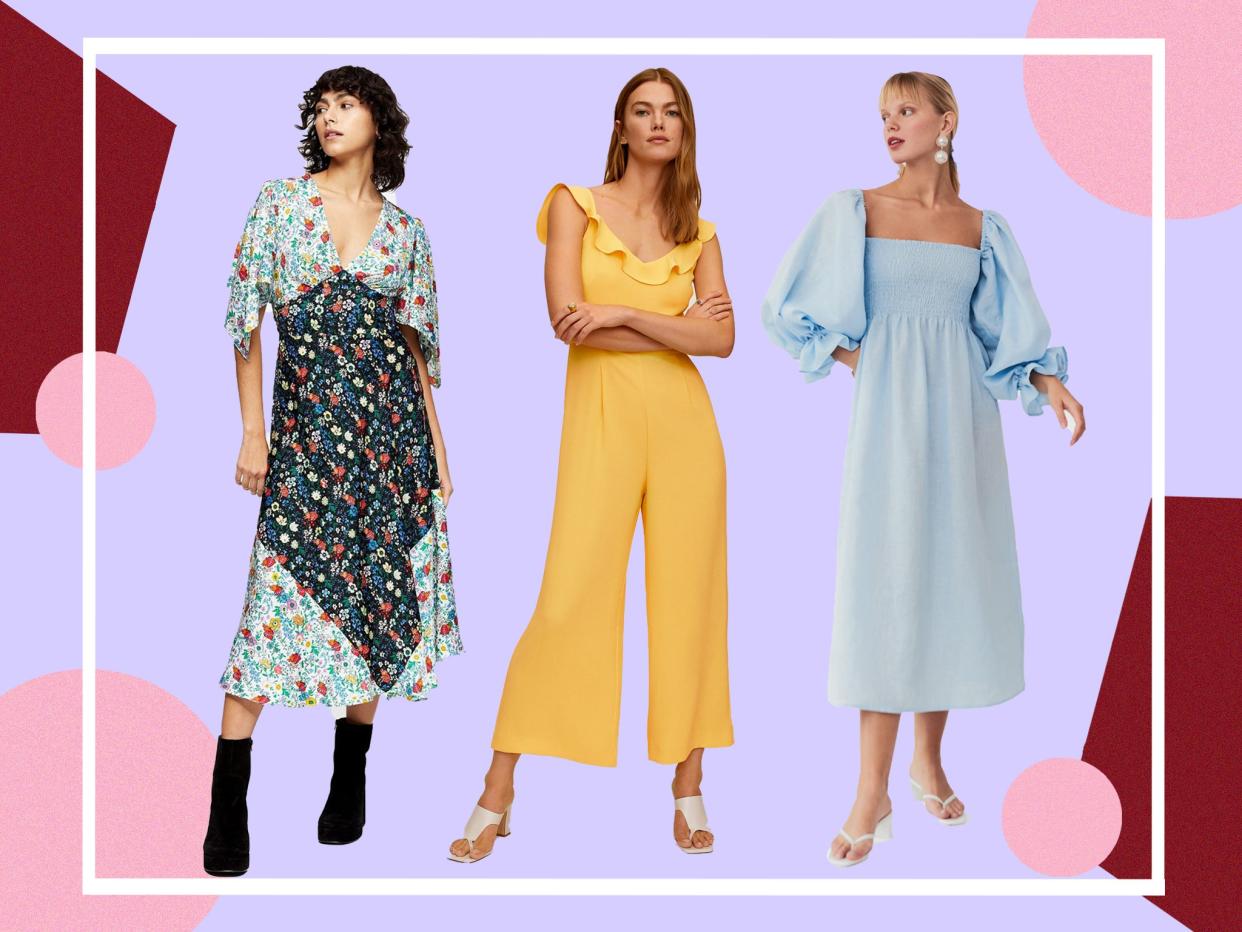 From bold printed midis to linen short suits – these pieces are perfect for occasion wear and beyond (The Independent/ iStock)