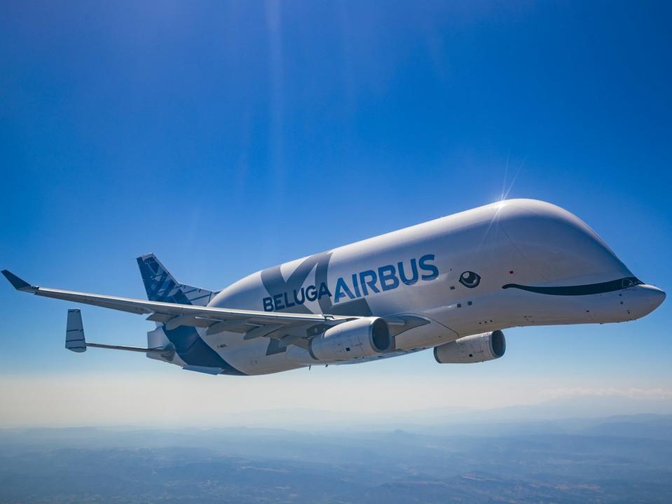 Airbus BelugaXL First Flight Air To Air 074