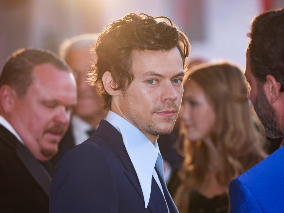 Harry Styles at the 2022 Venice Film Festival.