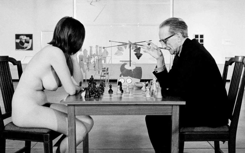 The cover of Hollywood's Eve (shown) features Eve Babitz's naked chess with Marcel Duchamp - Scribner