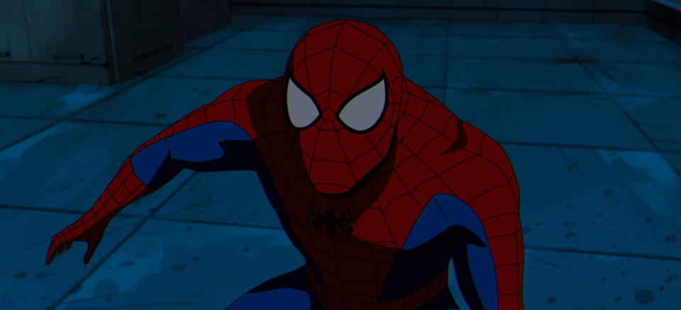 Spider-Man in Marvel Animation’s <em>X-Men ’97 </em>