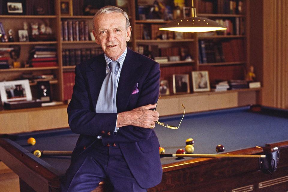 <p>Fred Astaire in the living room of his home in Beverly Hills in May 1979.</p>