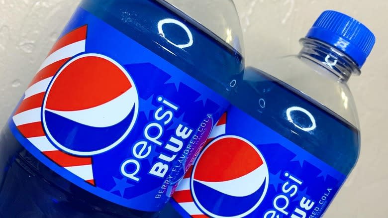 Pepsi Blue bottles