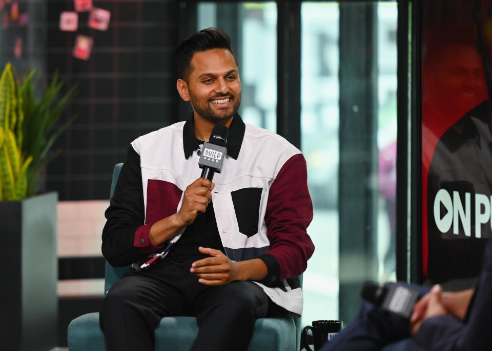 NEW YORK, NEW YORK - MAY 07:  Jay Shetty visits the BUILD Series to discuss "On Purpose with Jay Shetty" at Build Studio on May 07, 2019 in New York City. (Photo by Nicholas Hunt/Getty Images)