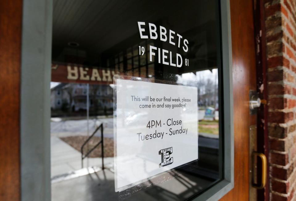 After over 40 years Ebbets Field, located at 1027 E. Walnut St., is set to close.