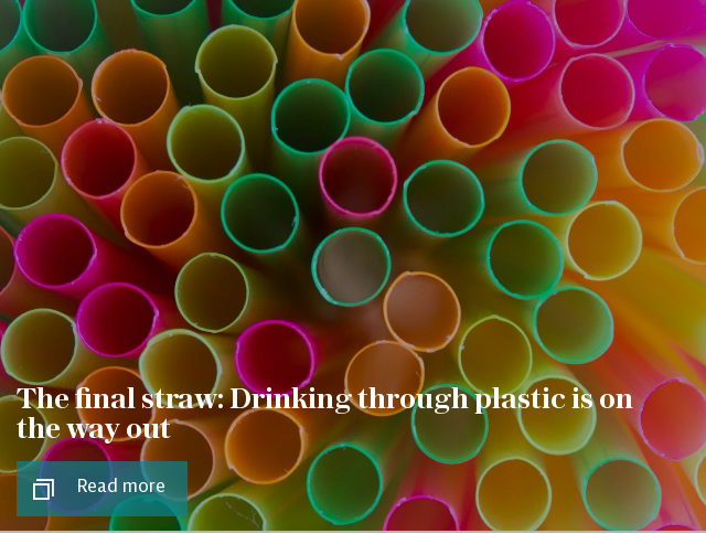 The final straw: Drinking through plastic is on the way out