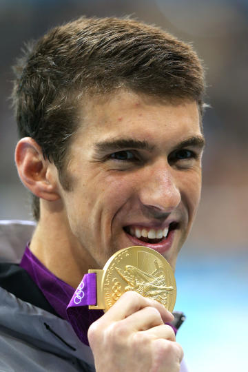 Gold medallist Michael Phelps (Getty Images)