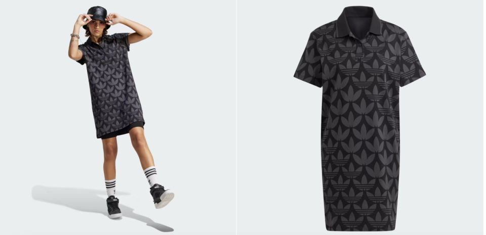 Trefoil Monogram Polo Dress. PHOTO: Adidas