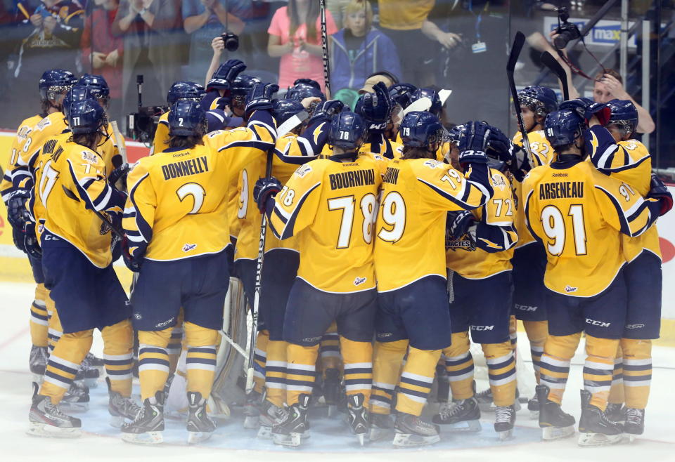 Coupe Memorial : Oil Kings d'Edmonton vs Cataractes de Shawinigan (24 mai 2012, PC)