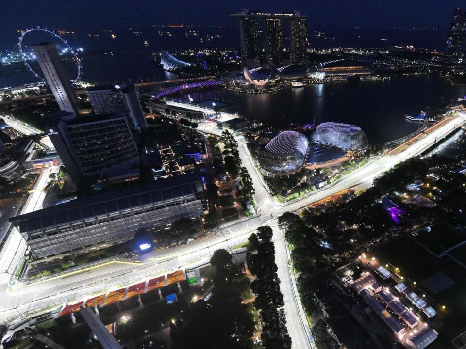 The Singapore Grand Prix is one of three races to have been cancelled this week: AFP via Getty Images