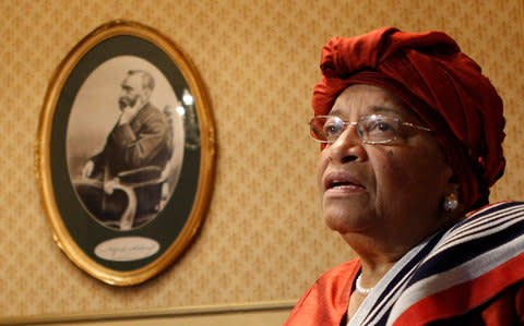  Liberian President Ellen Johnson Sirleaf - Credit: REUTERS/Leonhard Foeger