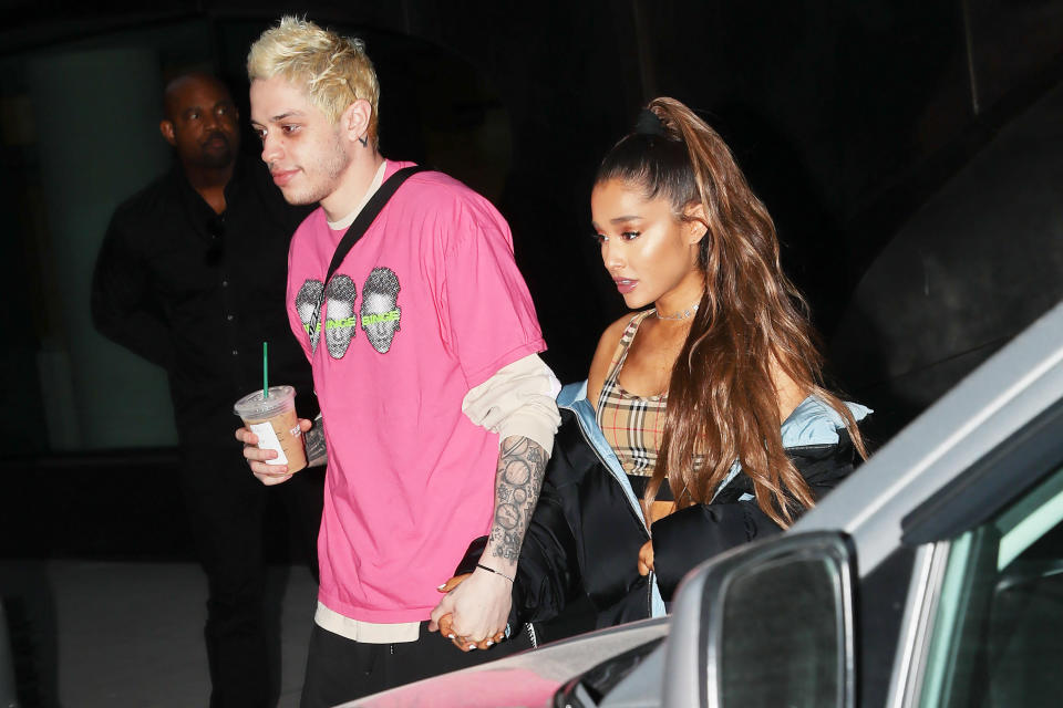 Ariana Grande and Pete Davidson Hold Hands While Out in N.Y.C.