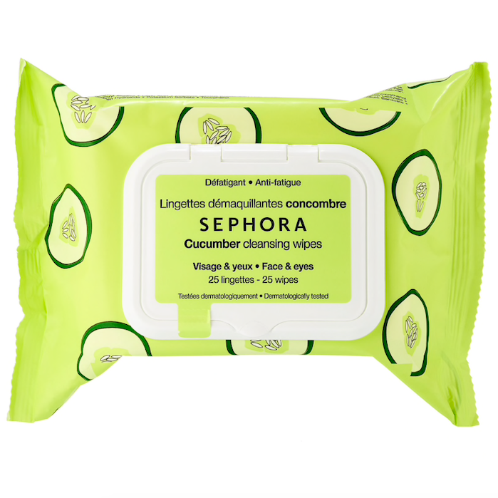 Sephora Collection Anti-fatigue Cucumber Cleansing Wipes